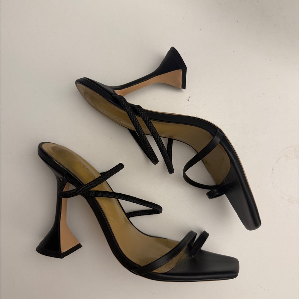 Tony Bianco black strappy Heels
